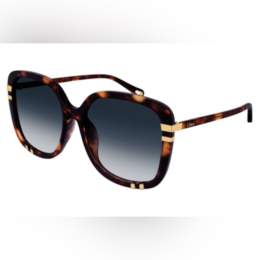 Chloe Havana Tortoise Sunglasses